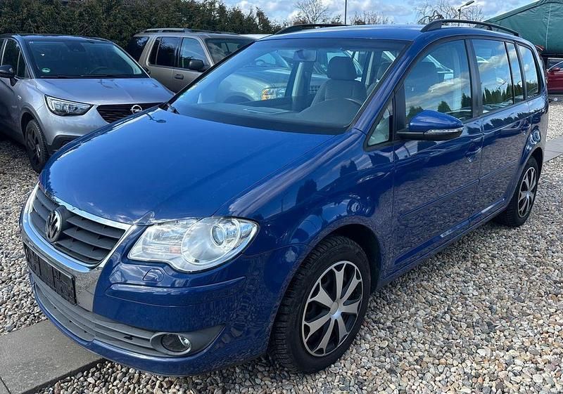 Gebraucht VW Touran Trendline 105 PS (77 kW) 2009 Blau Van / Kleinbus