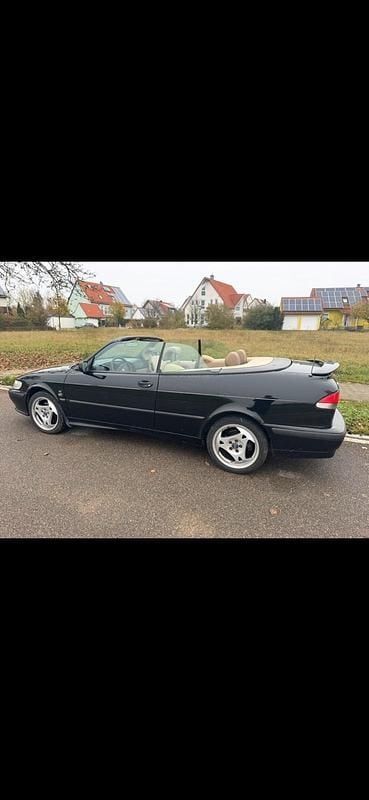 Używany Saab 9-3 Cabriolet 154 KM (113 kW) 2000 Czarny Kabriolet