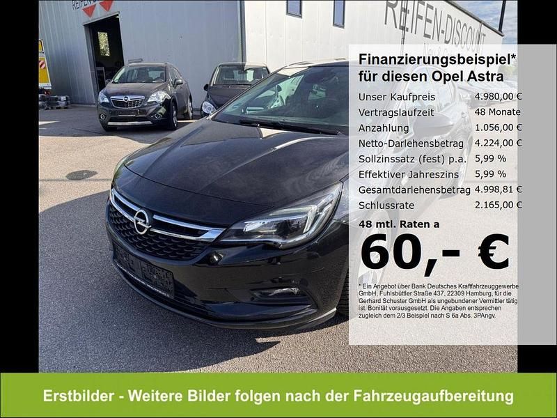 Schwarz Gebraucht 2016 Opel Astra Dynamic Limousine | 4.980 € (Guter Preis) - Bild 1/4