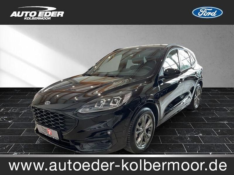 Obsidianschwarz (metallic) Gebraucht 2023 Ford Kuga ST-Line SUV | 29.990 € (Etwas zu teuer) - Bild 1/4