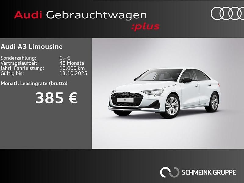 Weiß Gebraucht 2025 Audi A3 Advanced Limousine | 37.700 € (Teuer) - Bild 1/3