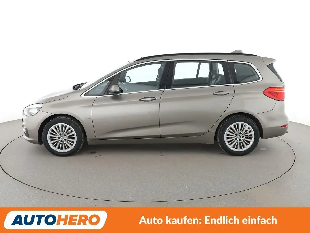 Gebraucht BMW 218 Gran Tourer Luxury Line 150 PS (110 kW) 2017 Grau Van / Kleinbus