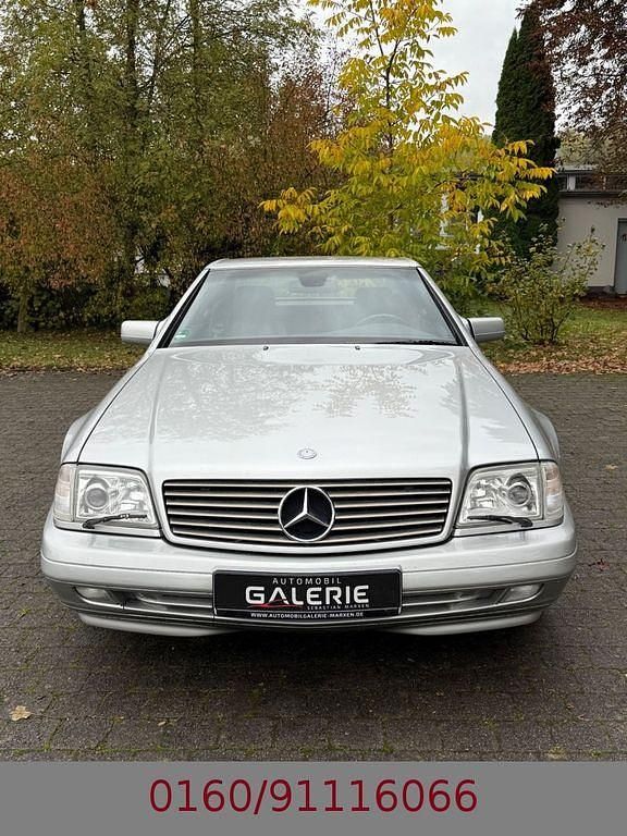 Silber Gebraucht 1997 Mercedes SL320 Cabrio | 16.900 € (Guter Preis) - Bild 1/4