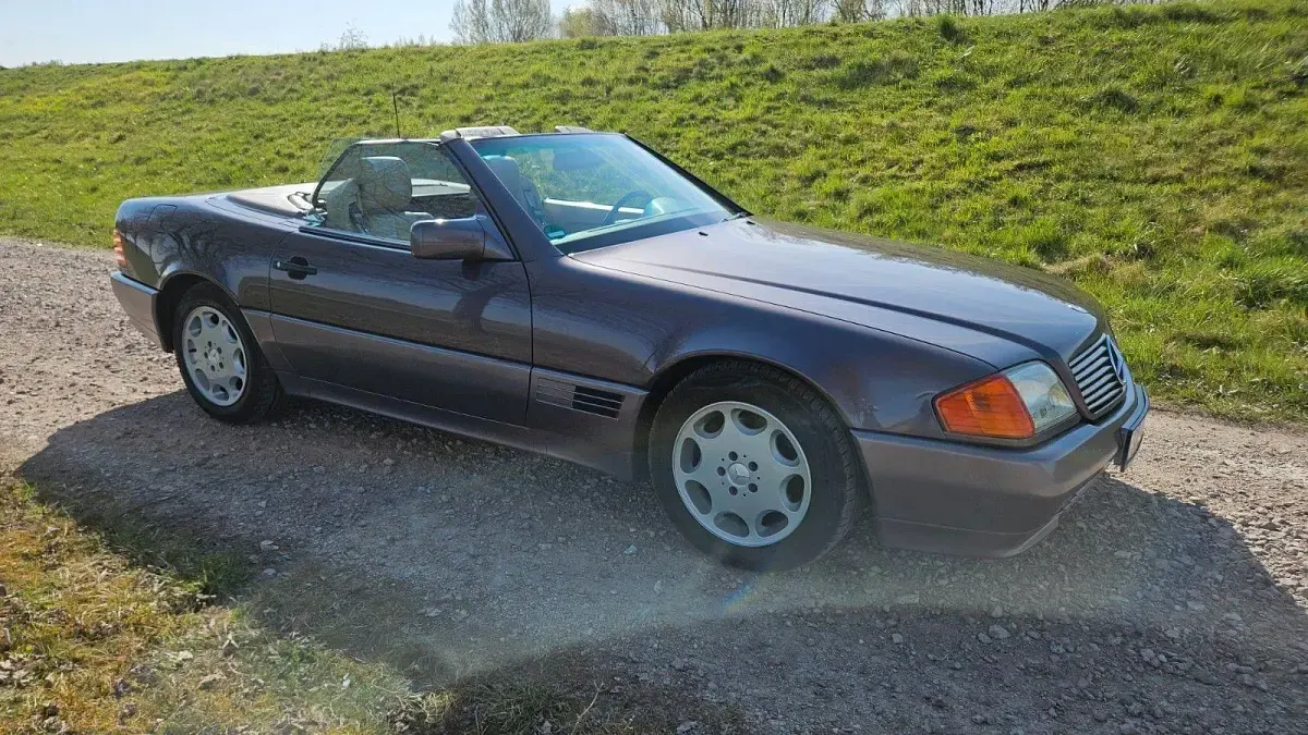Gebraucht Mercedes SL500 320 PS (235 kW) 1993 Violet Cabrio