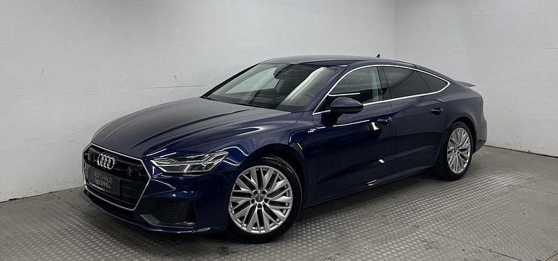 Navarrablau Gebraucht 2019 Audi A7 Sportback S-Line Kleinwagen | 35.800 € (Superpreis) - Bild 1/4