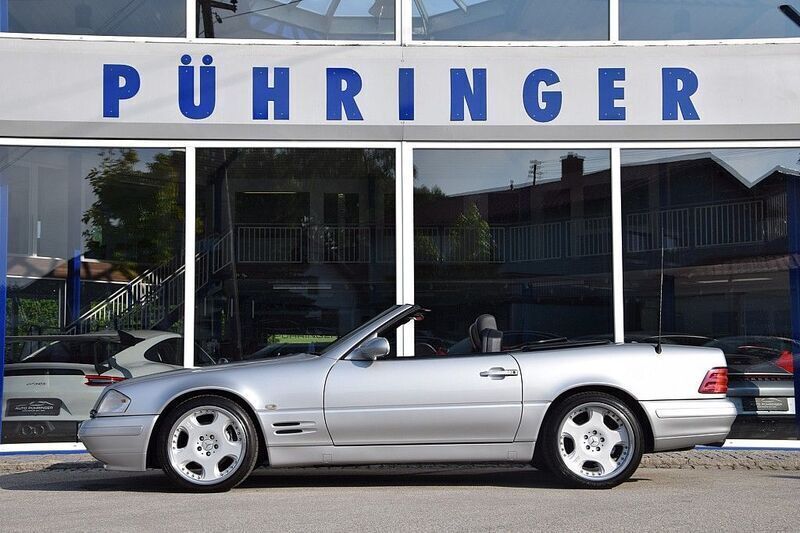 Grau Gebraucht 2001 Mercedes SL320 Cabrio | 29.900 € (Fairer Preis) - Bild 1/4