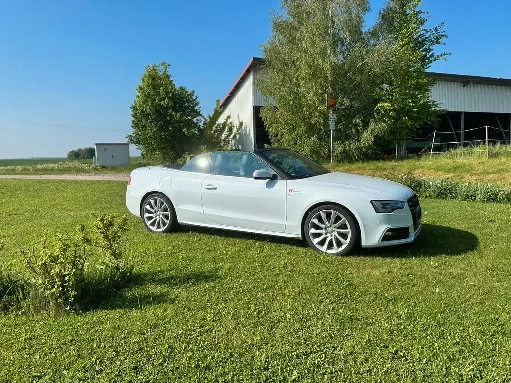 Gebraucht Audi A5 Cabriolet S-Line 245 PS (180 kW) 2014 Weiß Cabrio