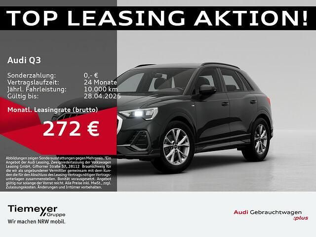 Gebraucht Audi Q3 S-Line 150 PS (110 kW) 2024 Mythosschwarz metallic SUV