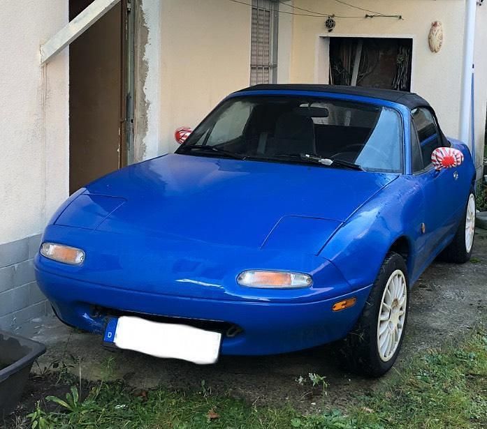 Blau Gebraucht 1991 Mazda MX5 Cabrio | 6.999 € - Bild 1/4