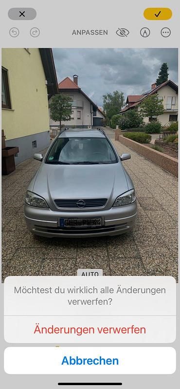 Silber Gebraucht 2002 Opel Astra Kombi | 1.200 € (Fairer Preis) - Bild 1/4