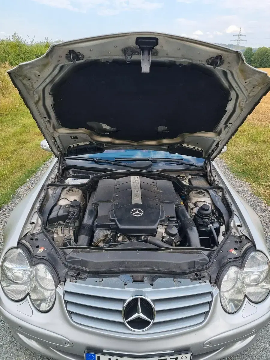 Gebraucht Mercedes SL500 306 PS (225 kW) 2002 Silber Cabrio