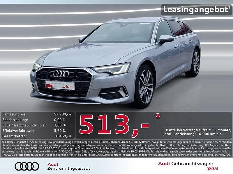 Gebraucht Audi A6 Advanced 286 PS (210 kW) 2025 Silber metallic Kombi