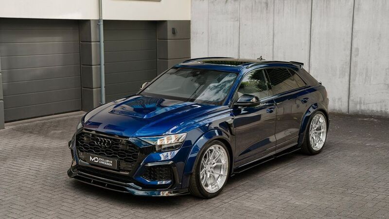 Blau Gebraucht 2020 Audi RS Q8 Performance SUV | 129.000 € - Bild 1/4