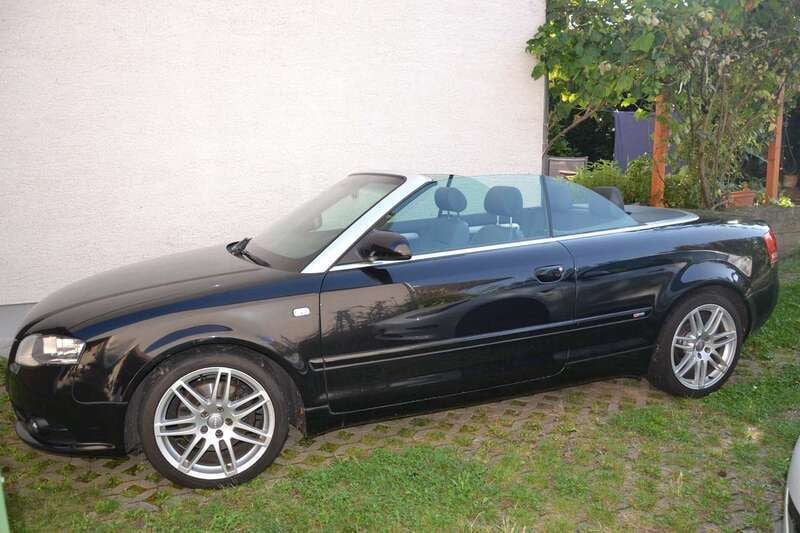 Schwarz Gebraucht 2009 Audi A4 Cabriolet S-Line Cabrio | 5.500 € (Superpreis) - Bild 1/4