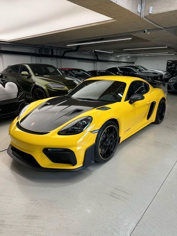 Gelb Neu 2025 Porsche Cayman GT4 Coupé | 199.999 € (Teuer) - Bild 1/4