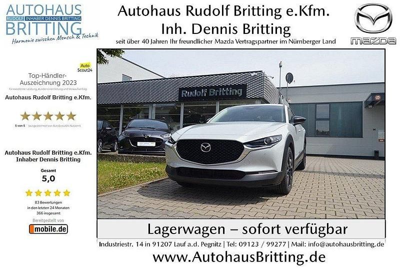 Weiß Neu 2025 Mazda CX-30 Homura-Line SUV | 28.490 € - Bild 1/4