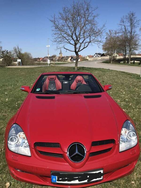 Rot Gebraucht 2005 Mercedes SLK200 Cabrio | 11.900 € (Fairer Preis) - Bild 1/4