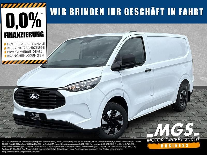 Frozen white Neu 2025 Ford Transit Custom Trend Limousine | 38.437 € (Guter Preis) - Bild 1/4
