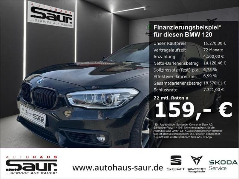 Gebraucht BMW 120 Advantage 190 PS (139 kW) 2017 Schwarz Kleinwagen
