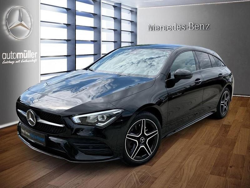 Schwarz Gebraucht 2021 Mercedes CLA250e Shooting Brake AMG line Kombi | 26.870 € (Guter Preis) - Bild 1/3