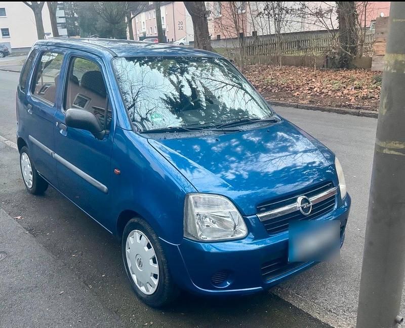 Blau Gebraucht 2004 Opel Agila Kleinwagen | 999 € (Fairer Preis) - Bild 1/4