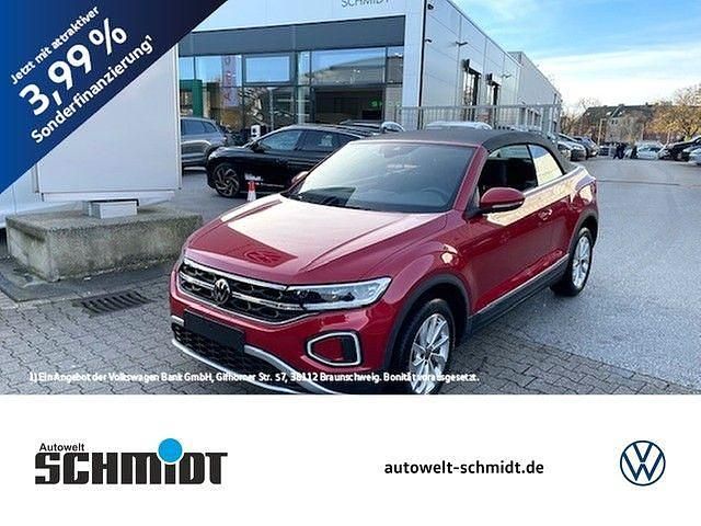 Rot Gebraucht 2025 VW T-Roc Cabriolet Style Cabrio | 30.998 € (Superpreis) - Bild 1/4
