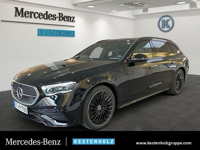 Schwarz Gebraucht 2025 Mercedes E220 AMG line Limousine | 63.900 € - Bild 1/4