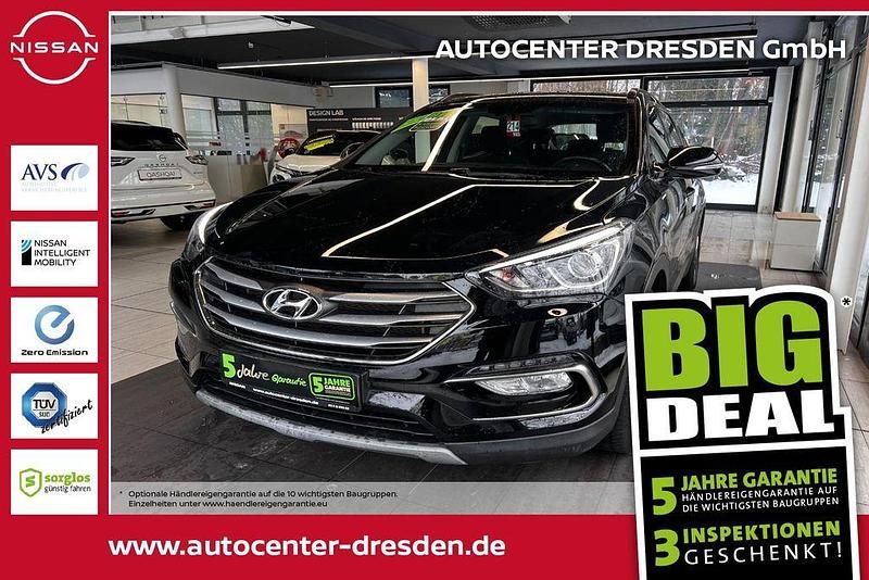 Schwarz Gebraucht 2018 Hyundai Santa Fe Trend SUV | 15.790 € - Bild 1/4
