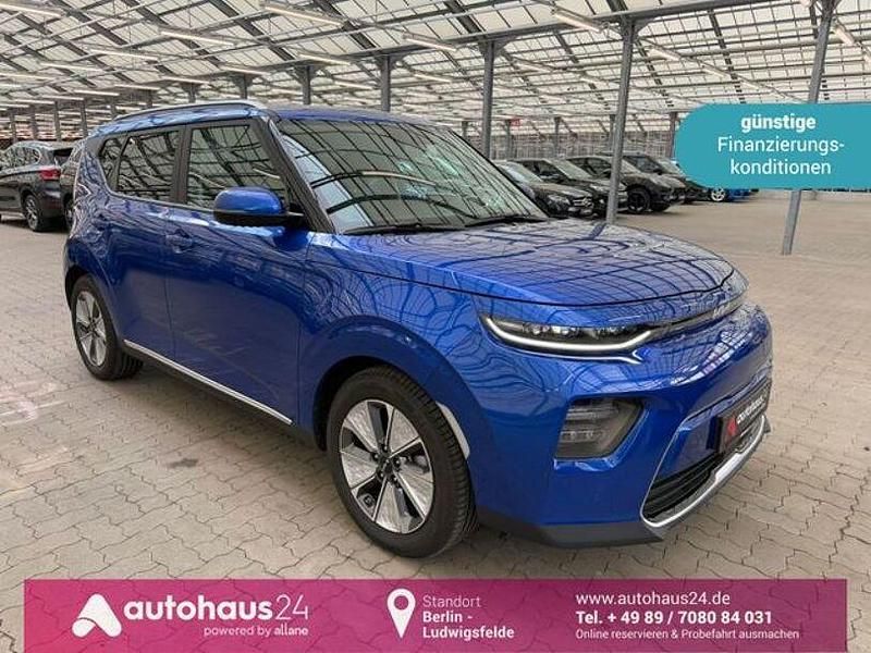 Blau Gebraucht 2024 Kia Soul EV Inspiration SUV | 29.490 € (Superpreis) - Bild 1/4