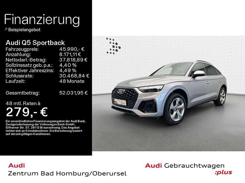 Florettsilber metallic Gebraucht 2024 Audi Q5 S-Line SUV | 45.990 € (Fairer Preis) - Bild 1/4