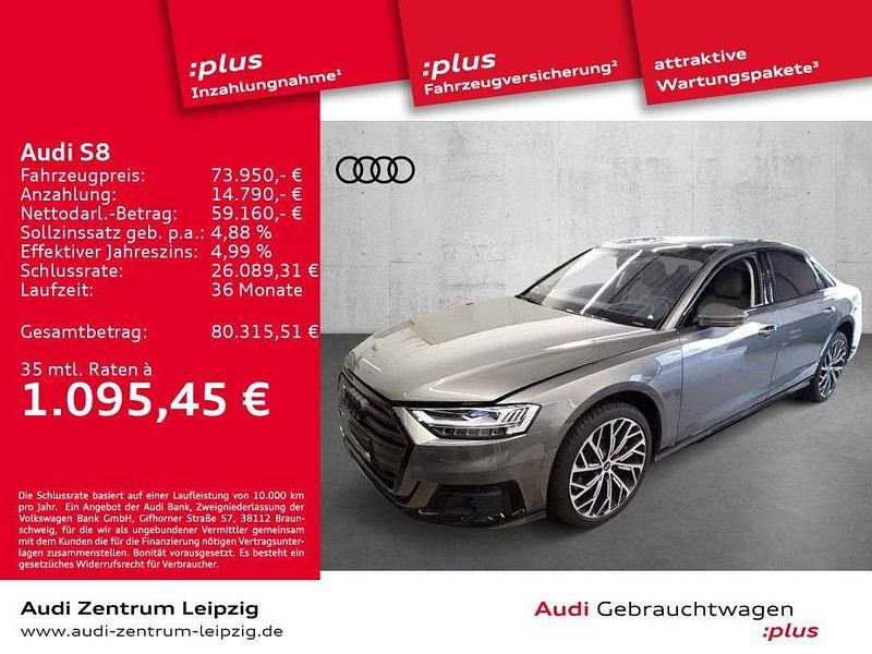 Grau Gebraucht 2022 Audi S8 Sport Limousine | 73.950 € (Etwas zu teuer) - Bild 1/3