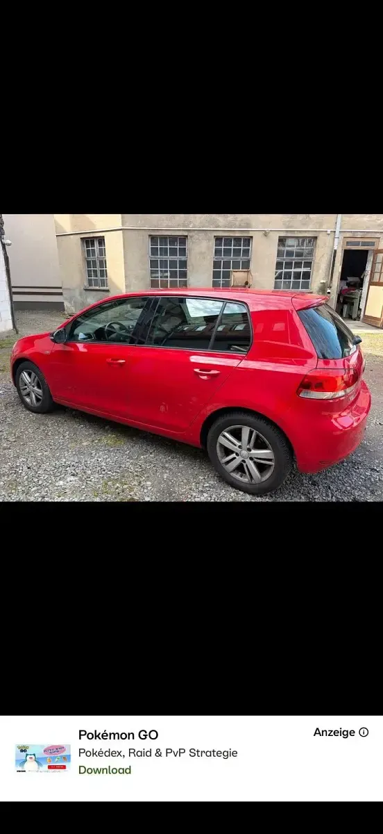 Gebraucht VW Golf VI Match 105 PS (77 kW) 2011 Rot Kleinwagen