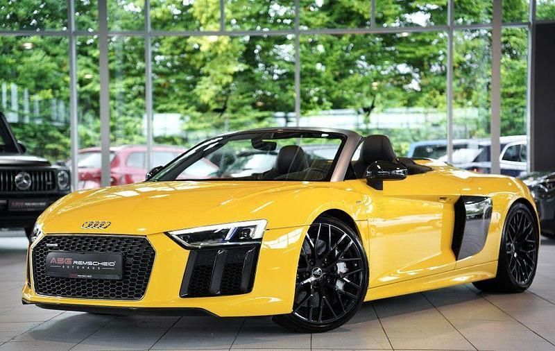 Gelb Gebraucht 2017 Audi R8 Spyder Advanced Cabrio | 134.900 € - Bild 1/4