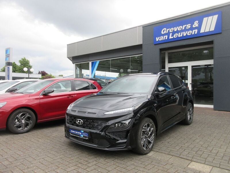 Schwarz Gebraucht 2023 Hyundai Kona N Line SUV | 24.800 € (Superpreis) - Bild 1/4