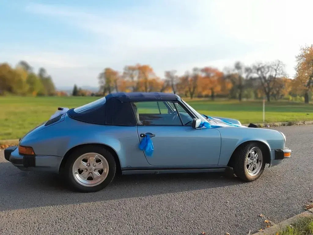Gebraucht Porsche 930 207 PS (152 kW) 1985 Blau Cabrio