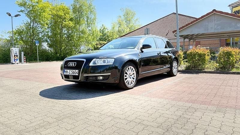 Schwarz Gebraucht 2008 Audi A6 Ambiente Kombi | 5.990 € (Guter Preis) - Bild 1/4