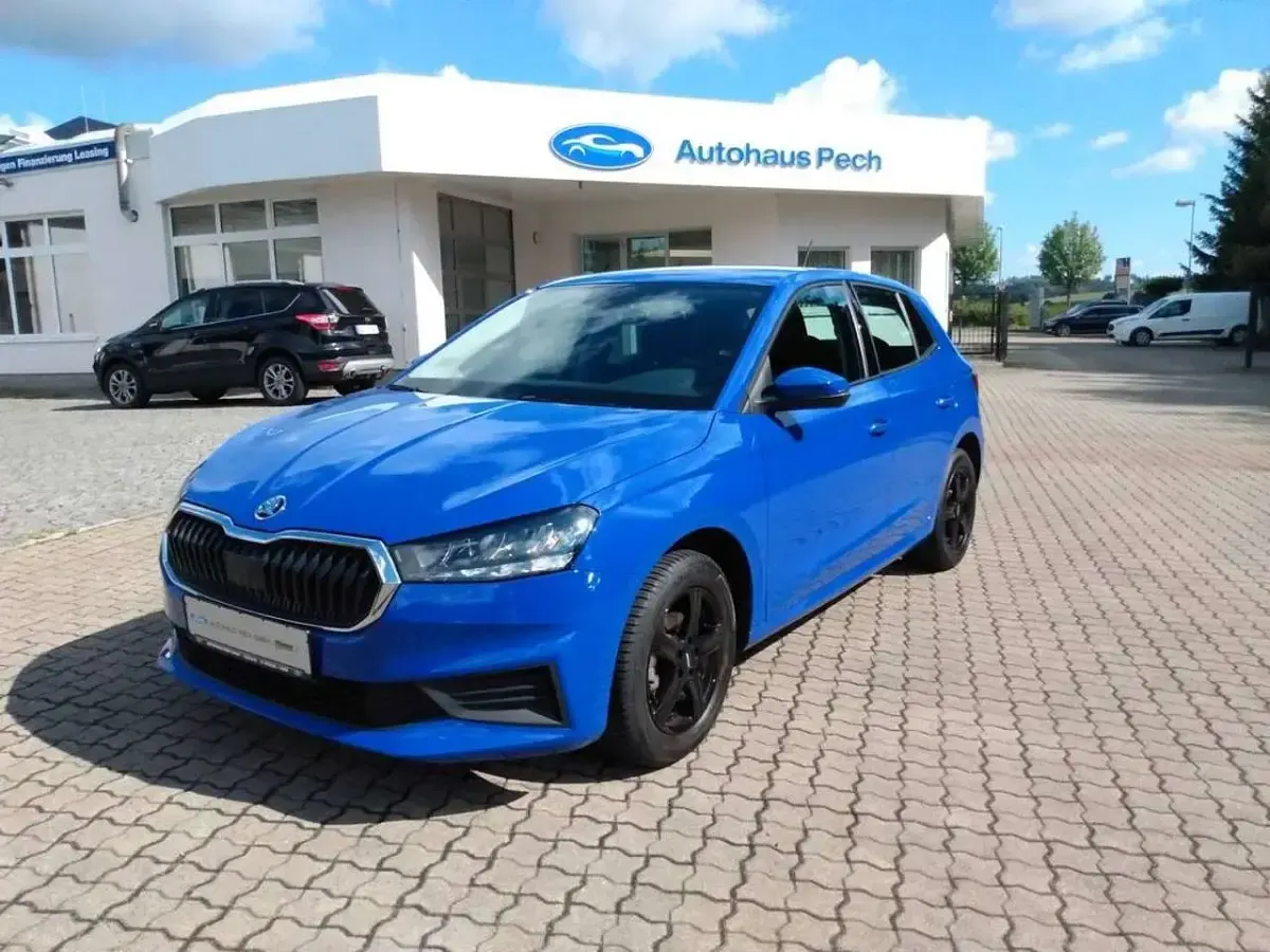 Gebraucht Skoda Fabia Ambition 80 PS (58 kW) 2023 Energyblue Kleinwagen
