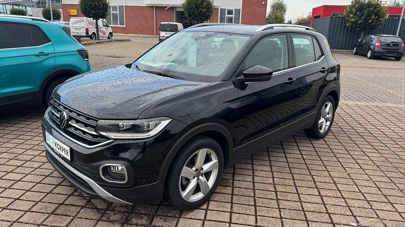Schwarz Gebraucht 2021 VW T-Cross Style SUV | 21.587 € (Fairer Preis) - Bild 1/4
