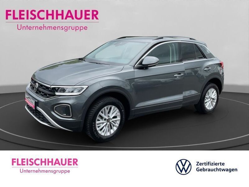 Grau Gebraucht 2024 VW T-Roc Life SUV | 22.980 € (Guter Preis) - Bild 1/4