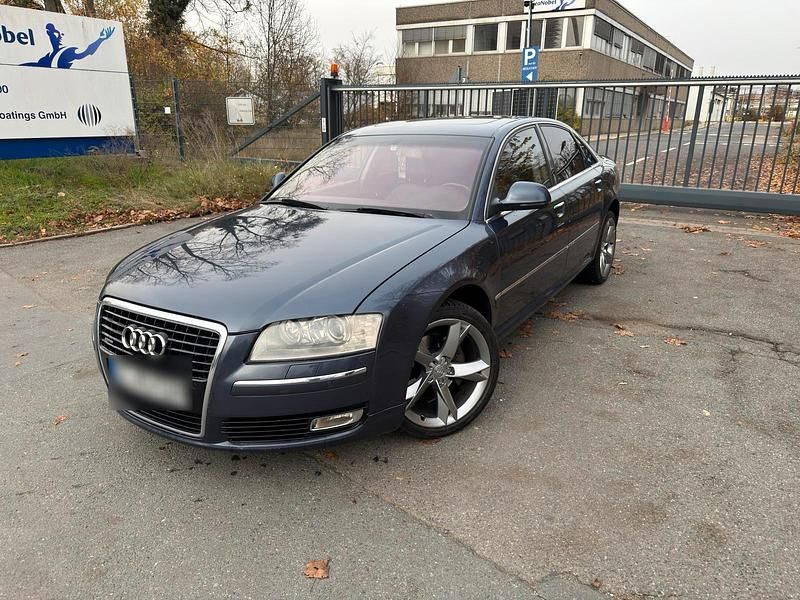 Blau Gebraucht 2008 Audi A8 Limousine | 7.999 € (Fairer Preis) - Bild 1/4