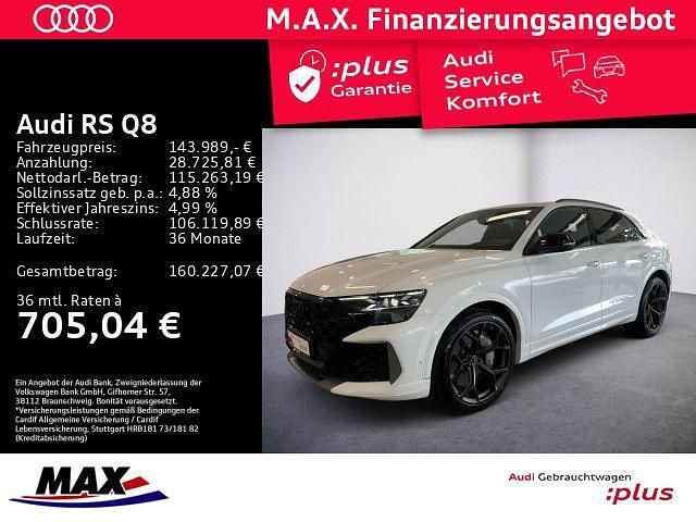 Weiß Gebraucht 2024 Audi RS Q8 Performance SUV | 143.989 € - Bild 1/3