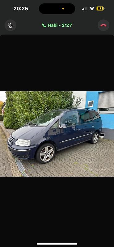 Gebraucht VW Sharan 140 PS (102 kW) 2008 Blau Van / Kleinbus