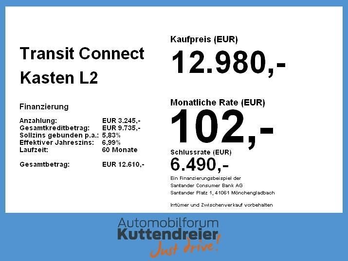 Gebraucht Ford Transit Connect Trend 120 PS (88 kW) 2017 Frostweiß Van / Kleinbus