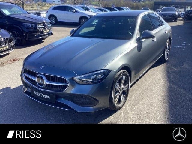 Grau Gebraucht 2022 Mercedes C300 Limousine | 34.750 € (Superpreis) - Bild 1/4