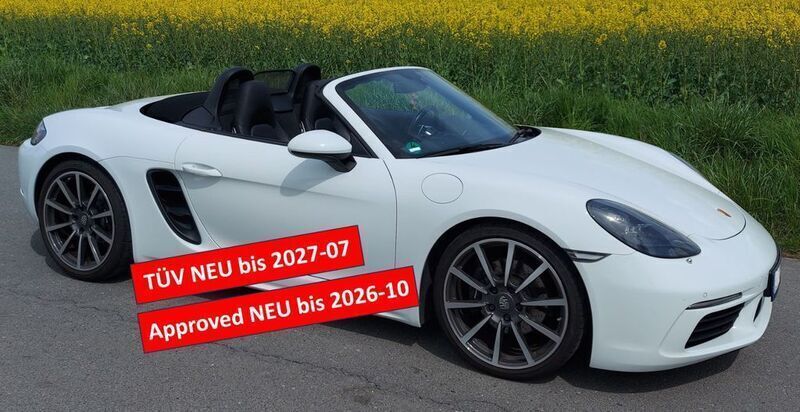Weiß Gebraucht 2016 Porsche 718 Boxster Chrono Cabrio | 51.990 € (Fairer Preis) - Bild 1/4