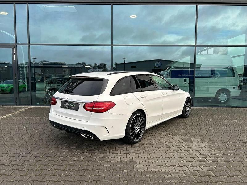 Gebraucht Mercedes C200 AMG line 184 PS (135 kW) 2017 Weiß Kombi
