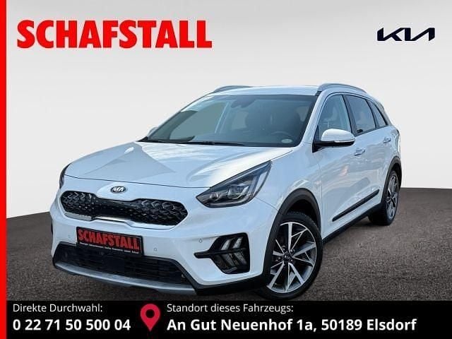 Weiss ((swp) snow white pearl) Gebraucht 2021 Kia Niro Spirit SUV | 19.979 € (Guter Preis) - Bild 1/3