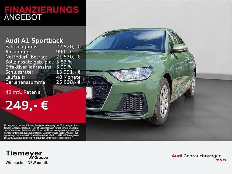 Grün Gebraucht 2024 Audi A1 Sportback Advanced Kleinwagen | 22.520 € (Superpreis) - Bild 1/2