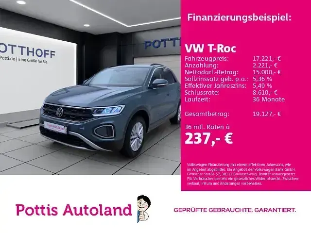 Gebraucht VW T-Roc Life 110 PS (80 kW) 2022 SUV