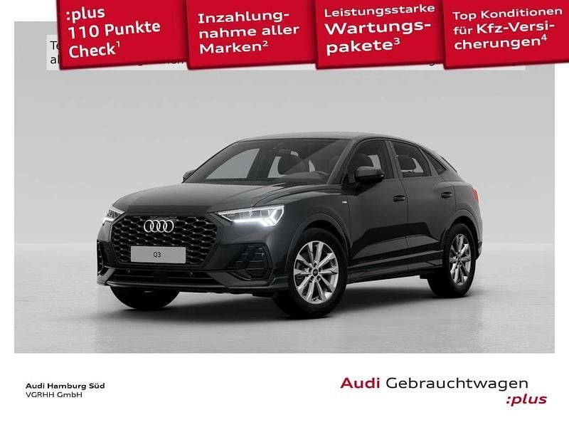 0e mythosschwarz metallic Gebraucht 2023 Audi Q3 S-Line SUV | 36.770 € (Fairer Preis) - Bild 1/3